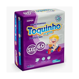 Imagem do produto Fralda Toquinho Confort Sec Sxg Com 60 Unidades