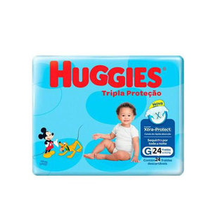 Imagem do produto Fralda Tripla Proteção Jumbo G Com 24 Unidades Huggies