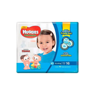 Imagem do produto Fralda Turma Da Mônica Baby G Com 16 Unidades