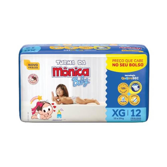 Imagem do produto Fralda Turma Da Mônica Baby Xg Com 12 Unidades