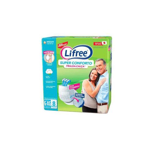 Imagem do produto Fraldacalça Lifree Super Conforto G/Xg Com 8 Unidades