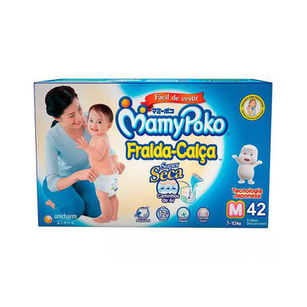 Imagem do produto Fraldacalça Mamypoko Mega Pack Tamanhom C/ 42 Fraldas Descartáveis