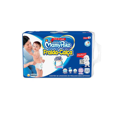 Imagem do produto Fraldacalça Mamypoko Tamanho Xg Com 56 Unidades