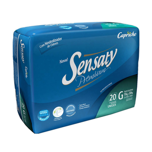 Imagem do produto Fraldas Capricho Sensaty Econômica Noturna G 20Un.