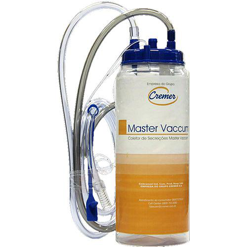 Imagem do produto Frasco Coletor De Fluidos E Secreções Master Vaccum Cremer 500 Ml
