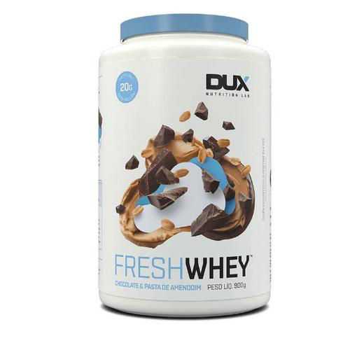 Fresh Whey Chocolate E Pasta De Amendoim Pote 900G Dux Nutrition