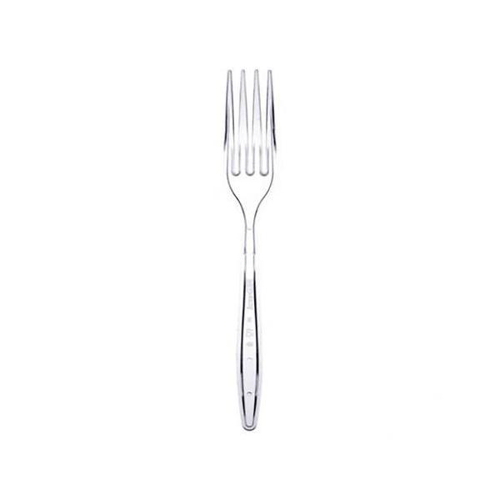 Imagem do produto Garfo Para Refeição Romana Festa Cristal Grande Descartável 10 Unidades