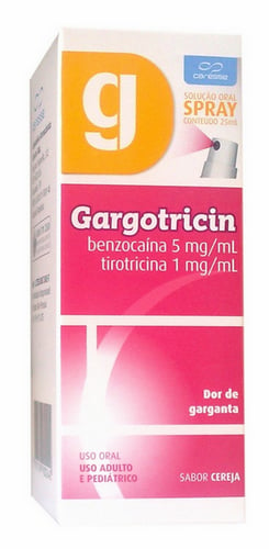 Gargotricin Spray Cereja 25Ml Caresse
