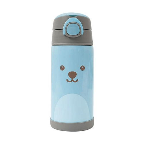 Imagem do produto Garrafa Térmica Com Canudo Buba Baby Azul 400Ml