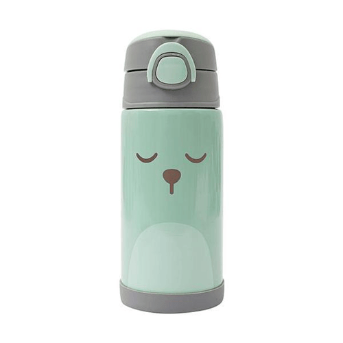 Imagem do produto Garrafa Térmica Com Canudo Buba Baby Gumy Verde 400Ml