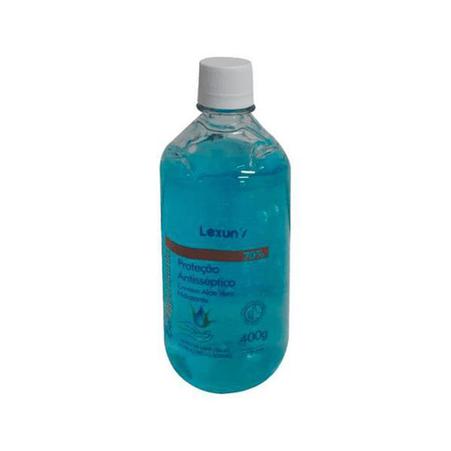 Imagem do produto Gel Antisséptico 70% Lexuns Aloe Vera 400Gr