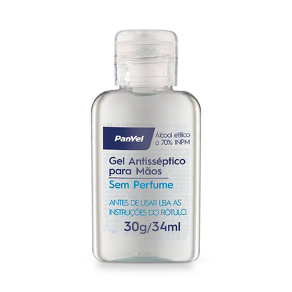 Imagem do produto Gel Antisseptico Panvel Sem Fragrncia 34Ml 21 Panvel Farmácias