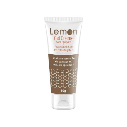 Gel Creme Lemon Para Varizes Com Própolis E Extratos Vegetais 80G