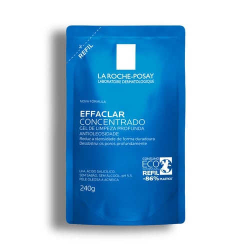 Gel De Limpeza Facial Concentrado La Roche-Posay Effaclar Refil 240G