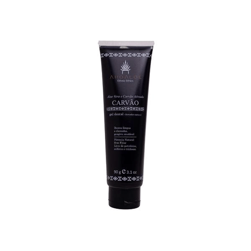 Imagem do produto Gel Dental Clareador De Carvão Ativado Natural E Orgnico 90G Ahoaloe Use Orgnico