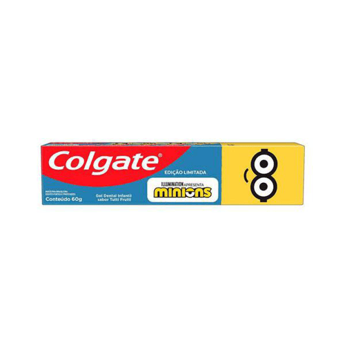 Imagem do produto Gel Dental Infantil Colgate Minions Sabor Tuttifrutti Com 60G