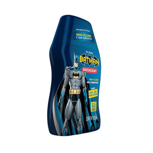 Imagem do produto Gel Dental Infantil Dentalclean Liga Da Justiça Sabor Mix De Frutas Com 100G