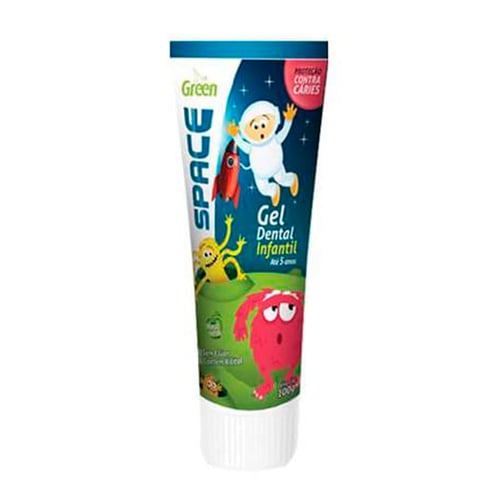 Gel Dental Infantil Green Space Sem Flúor 100G
