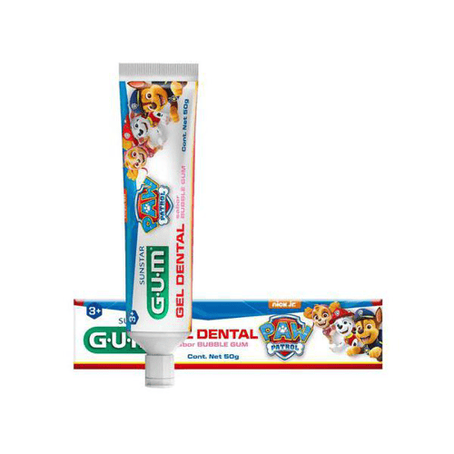 Gel Dental Infantil Gum Patrulha Canina Sabor Tuttifrutti 50G