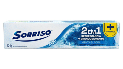 Gel Dental Sorriso Menta Glacial 120G
