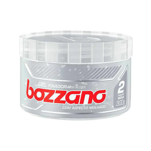 Gel Fixador - Bozzano 300G Fixação 2 Média Brilho Molhado
