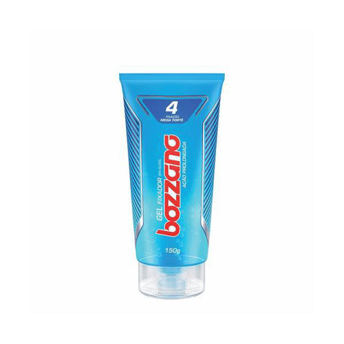 Gel Fixador Condicionante Bozzano Ação Prolongada Mega Forte Fixação 4 Bisnaga Com 150G