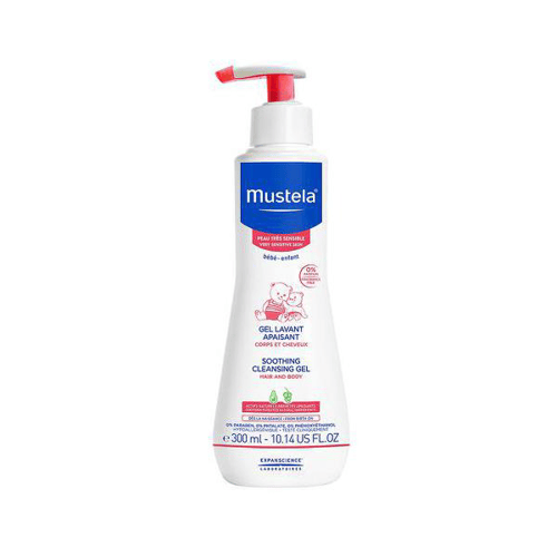 Imagem do produto Gel Lavante Calmante Mustela Bebê Pele Muito Sensível 300Ml