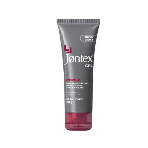 Gel Lubrificante Jontex 3 Em 1 Cereja 50G