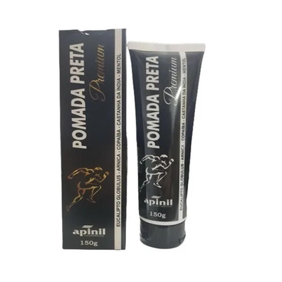 Imagem do produto Gel Massageador Pomada Preta Premium Apinil Bisnasga 150G Bio Inove