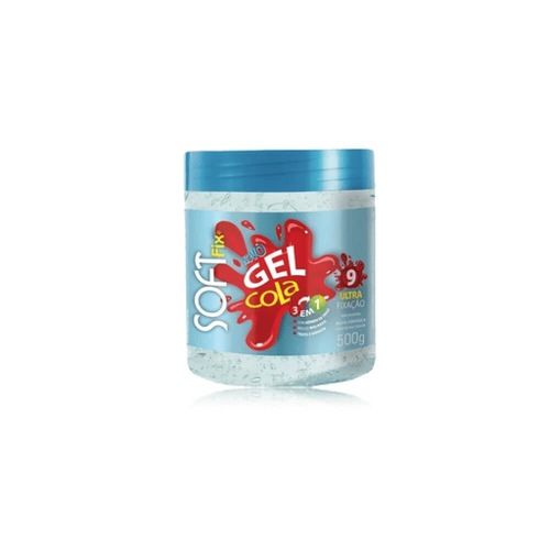 Gel Soft Fix Cola 500 Gramas Azul