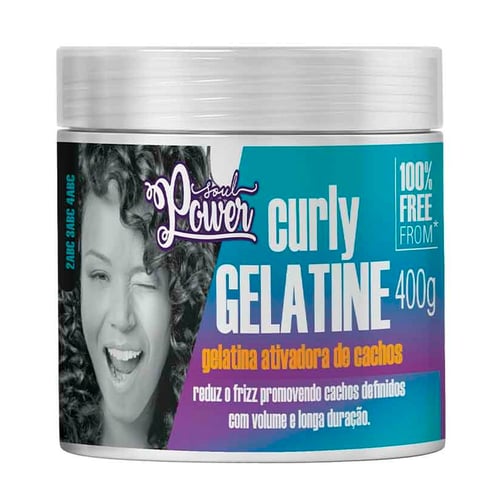 Imagem do produto Gelatina Ativadora De Cachos Soul Power Curly Gelatine 400G