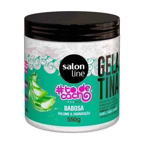 Imagem do produto Gelatina Babosa To De Cacho 550G Salon Line