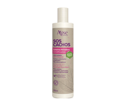 Gelatina Sos Cachos Apse Cosmetics 300Ml