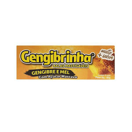 Imagem do produto Gengibrinha Com 8 Balas Mastigáveis Gengibre Mel