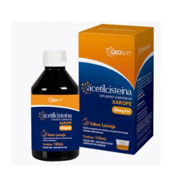 Geovit Acetilcisteina 20Mg Xarope 100Ml Laranja Eurofito