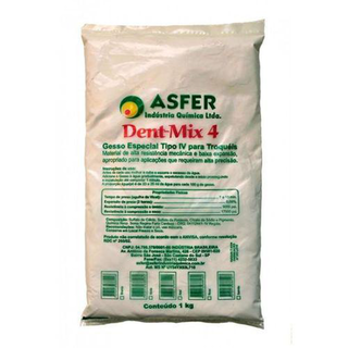 Gesso Dentmix Tipo Iv Cor Salmão Asfer