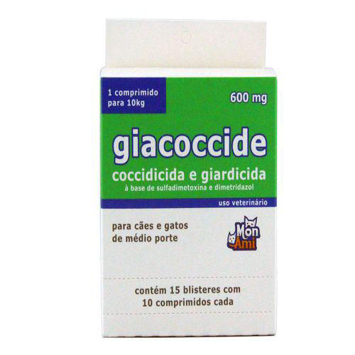 Giacoccide Mon Ami 600Mg 150 Comprimidos