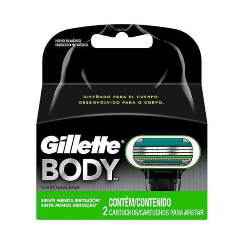 Gillette Body Carga Com 2 Unidades