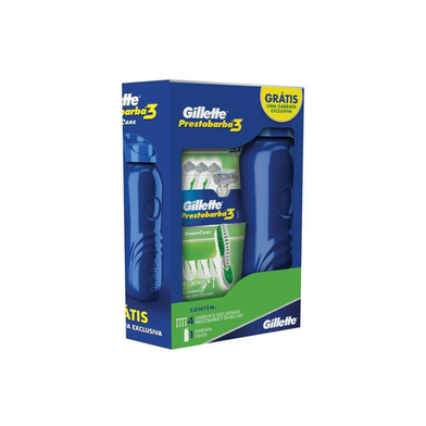 Imagem do produto Gillette Prestobarba 3 Sensecare Com 4 Unidades + 1 Garrafa Grátis