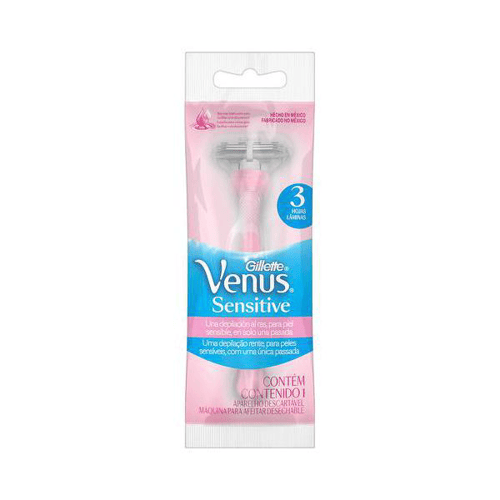 Gillette Venus Sensitive Depilador Descartável Com 1 Unidade