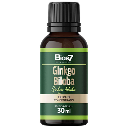 Imagem do produto Ginkgo Biloba Em Gotas Extrato Concentrado 30Ml Bios7