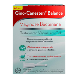 Gino Canesten - Balance Gel Vaginal 7 Bisnagas De 5Ml