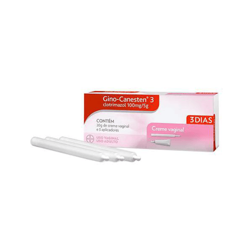 Gino Canesten - 100Mg/5G 1 Creme Vaginal 20G + 3 Aplicadores