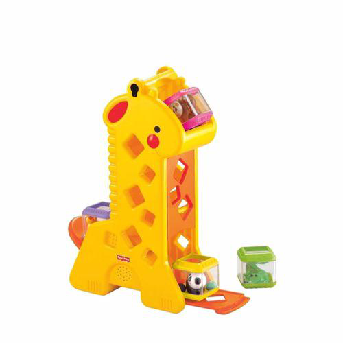 Girafa Blocos Surpresa Fisher Price Amarela