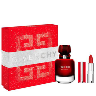 Imagem do produto Givenchy L'interdit Rouge Eau De Parfum 50Ml + Mini Batom Le Rouge Deep Velvet N37 Nulo