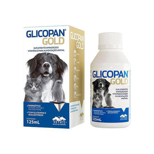 Glicopan Gold Solução Uso Veterinário Com 125Ml