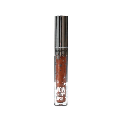 Imagem do produto Gloss Labial Ruby Rose Wow Shiny Lips Cor Marrom 046 Hb 8218