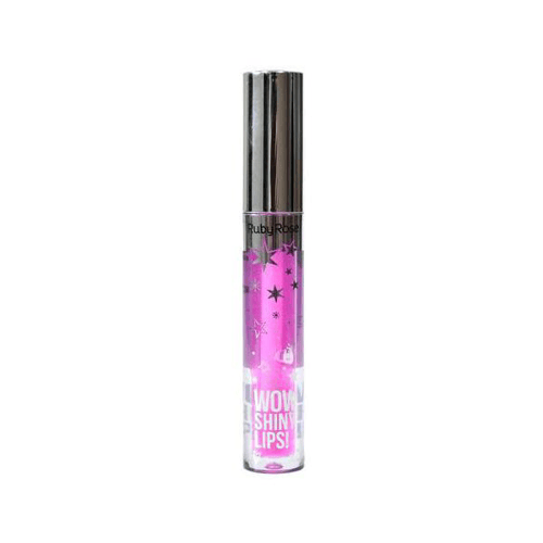 Imagem do produto Gloss Labial Ruby Rose Wow Shiny Lips Cor Transparente 050 Hb 8218