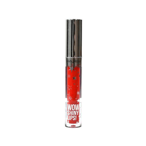Imagem do produto Gloss Labial Ruby Rose Wow Shiny Lips Cor Vermelho 054 Hb 8218
