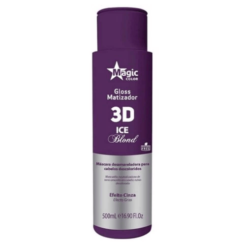 Imagem do produto Gloss Matizador 3D Ice Blond Efeito Cinza 500Ml
